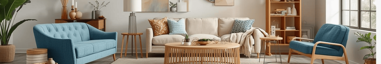 Living room furniture and balcony setup inspiration