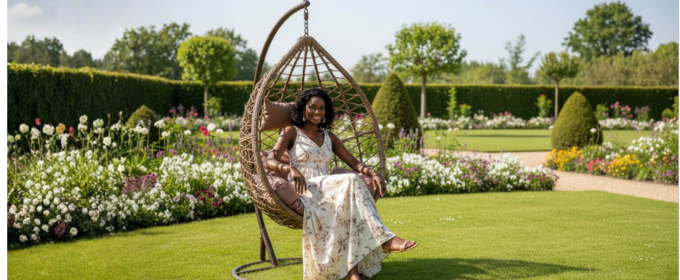Congo Rattan Hanging Chair - 012. @HOG - Home Office Garden Online Marketplace