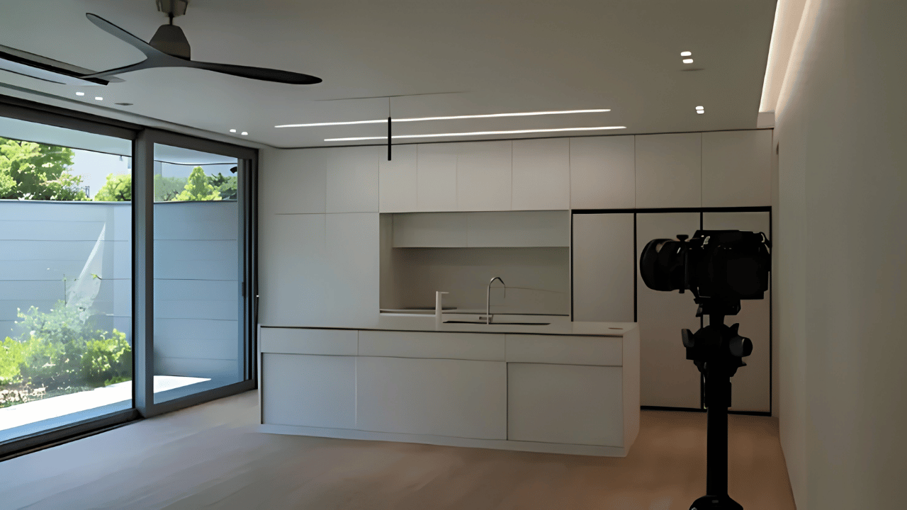 Modern interior and outdoor living space design showcasing stylish home layout and outdoor relaxation area integration