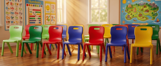 Strong-S Children Plastic Chair for 3-5 Years @HOG - Home, Office, Garden, Online Marketplace