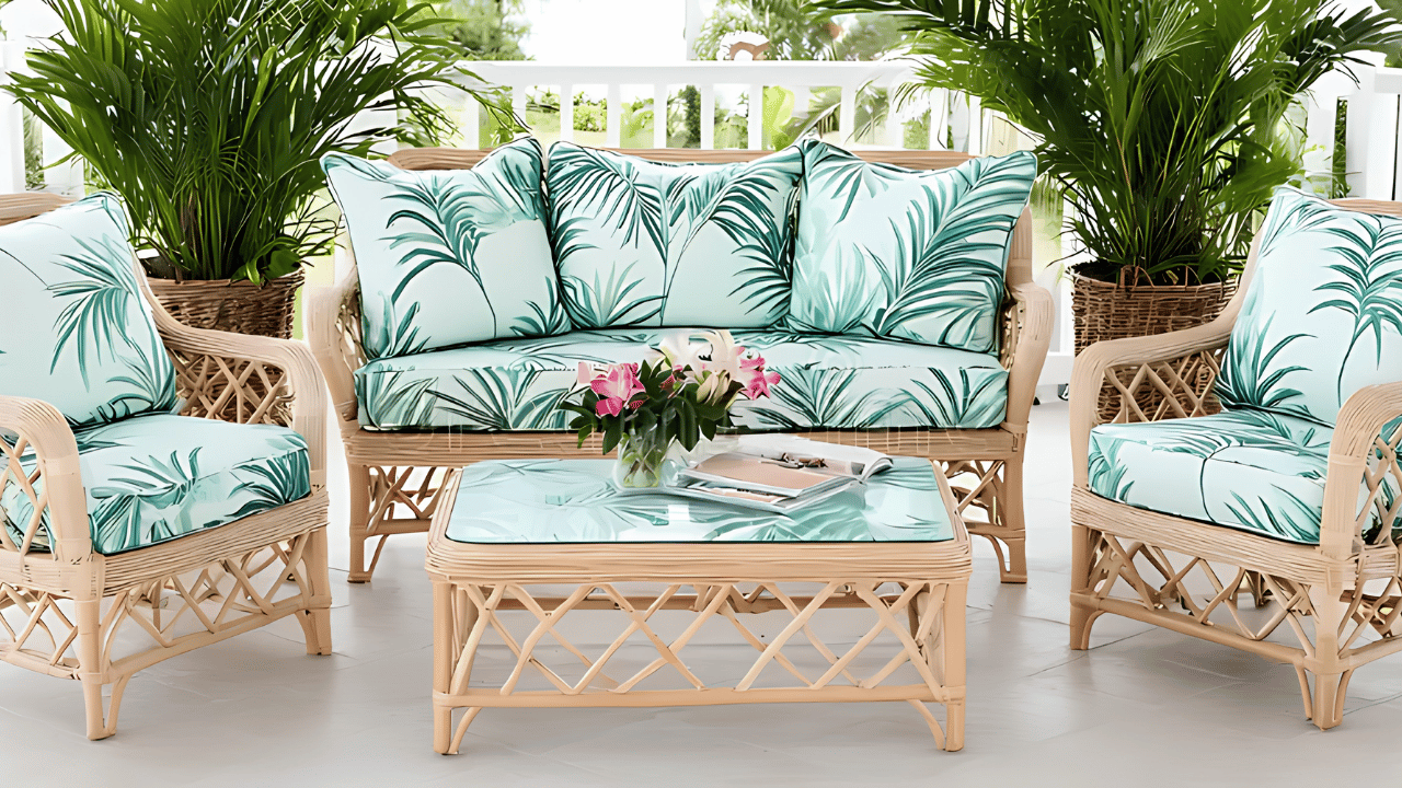 Luxury villa interior design in Cabo featuring elegant furniture choices that create a chic and modern upscale living space