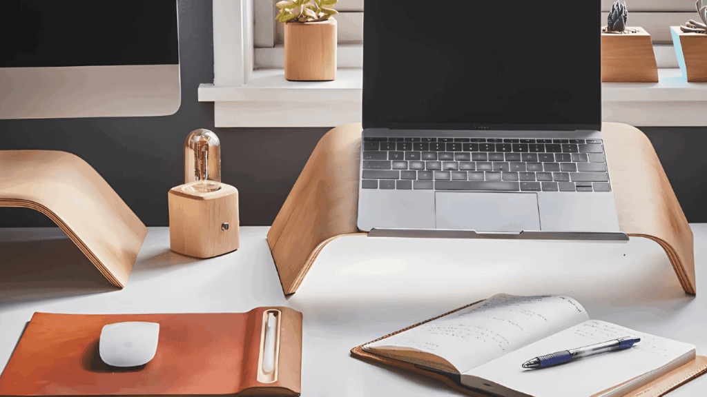 Home office setup designed to boost productivity with proper workspace layout, furniture, and organization.