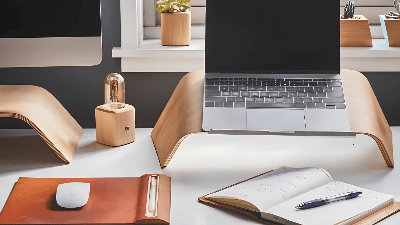 Home office setup designed to boost productivity with proper workspace layout, furniture, and organization.
