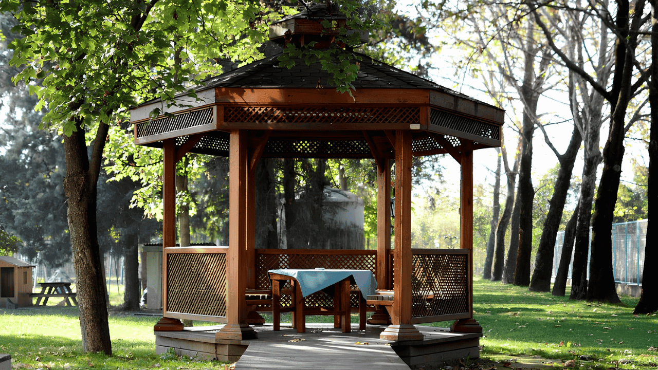 A comparison of pergola and gazebo designs highlighting different backyard outdoor shelter options.