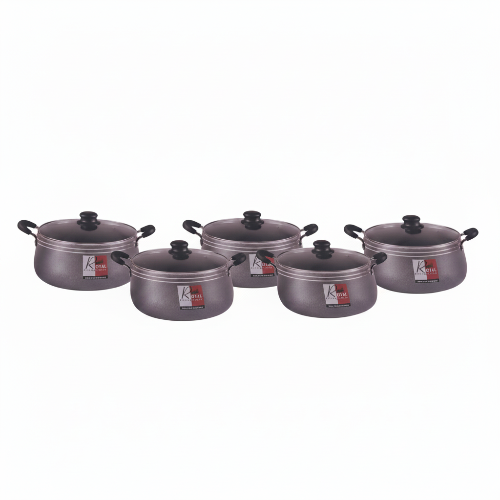 Royal Kitchen Ware Aluminium Cookware Set – 5 Pieces @HOG - Home, Office, Garden, Online Marketplace