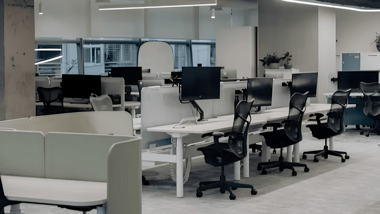 Guide to furnishing a new office from planning the layout to creating a fully functional and productive workspace setup.