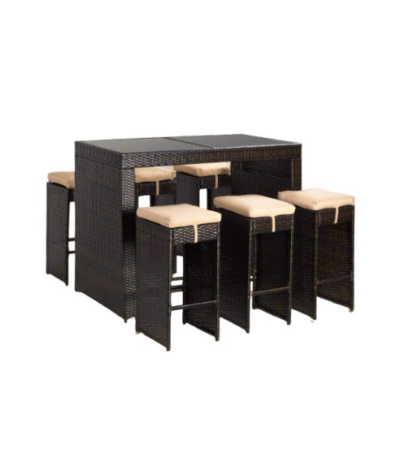 Outdoor Rattan Patio Furniture Brown @HOG - Home, Office, Garden, Online Marketplace