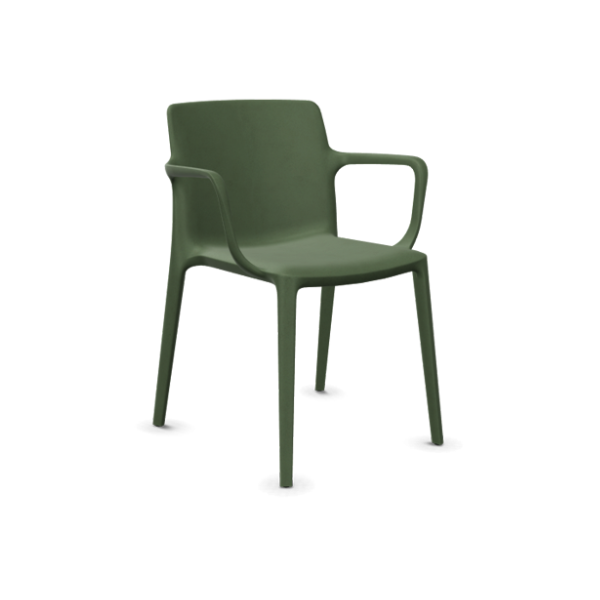 Fluit Chair with Arms - Green ACTFL16001044P18 @HOG - Home, Office, Garden, Online Marketplace