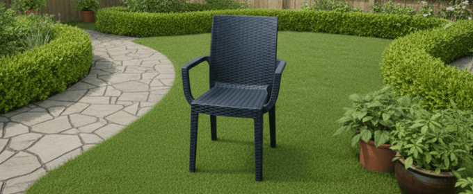 Rattan Design Mako Plastic Chair @HOG - Home, Office, Garden, Online Marketplace