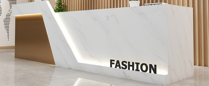 Modern 2.8 Meters Reception Desk @HOG - Home, Office, Garden, Online Marketplace