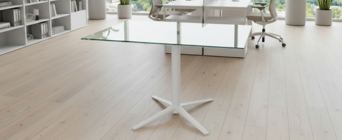 Tabula TAR-20 Square Coffee Table with Glass ACTPC29052 @HOG - Home, Office, Garden, Online Marketplace