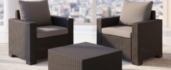 Katherine Rattan Outdoor Set. @HOG - Home Office Garden Online Marketplace