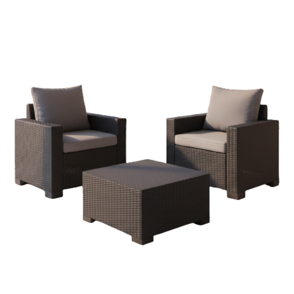 Katherine Rattan Outdoor Set. @HOG - Home Office Garden Online Marketplace