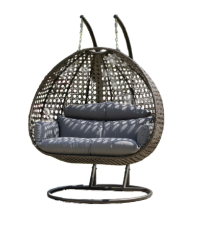 Congo Twin Rattan Hanging Chair. @HOG - Home Office Garden Online Marketplace