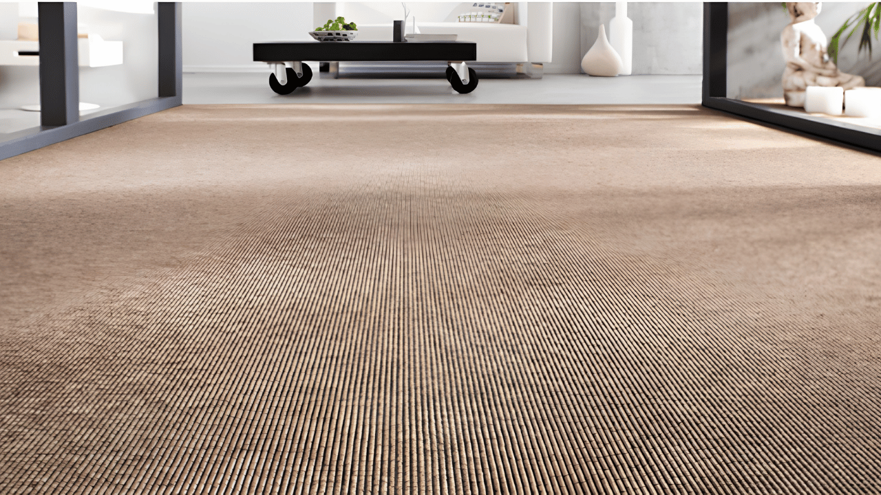 “Different carpet materials and textures displayed for home flooring selection, suitable for warm climate interiors like Dubai homes”