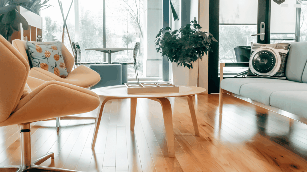 Coordinated home interior featuring matching furniture, color harmony, and balanced decor for a cohesive living space design