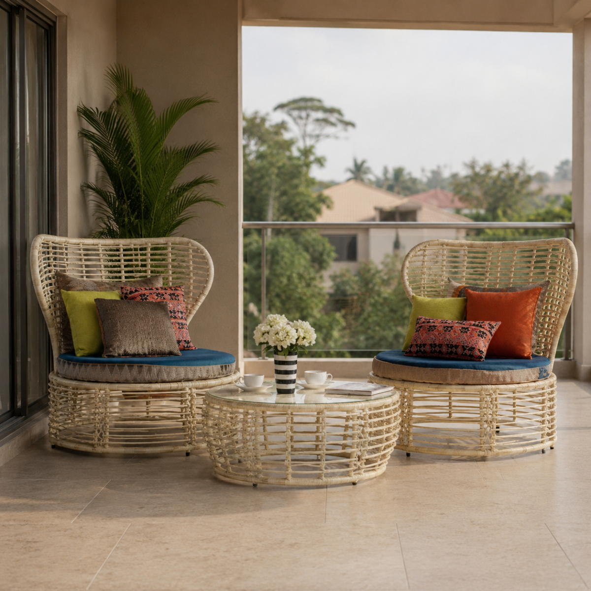 Cream Bakari Chair Set @HOG - Home, Office, Garden, Online Marketplace