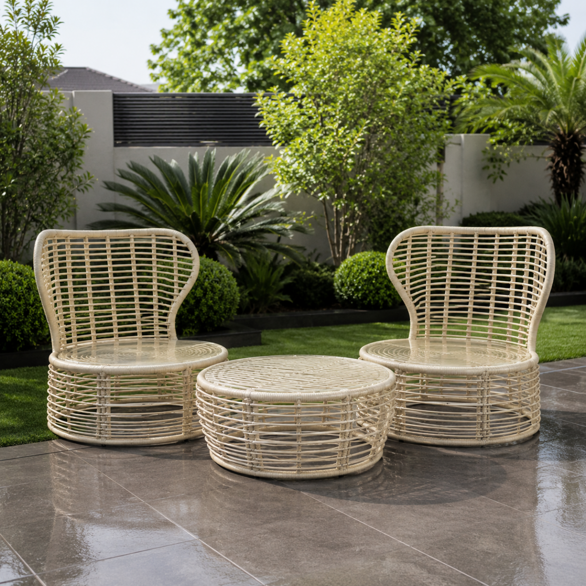 Cream Bakari Chair Set @HOG - Home, Office, Garden, Online Marketplace