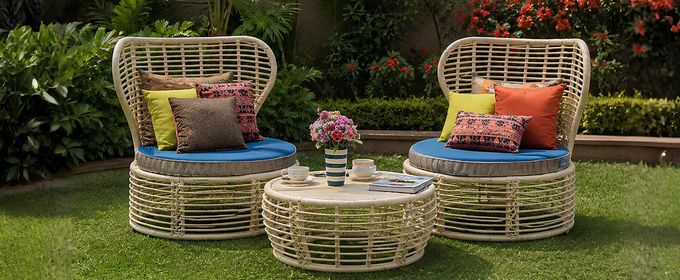 Cream Bakari Chair Set @HOG - Home, Office, Garden, Online Marketplace