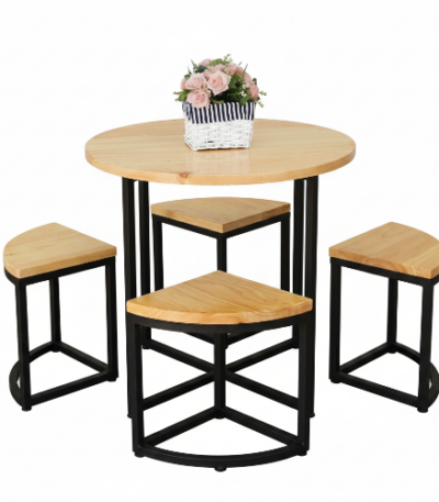 Brown Wooden 4 Seater Dining Table @HOG - Home, Office, Garden, Online Marketplace