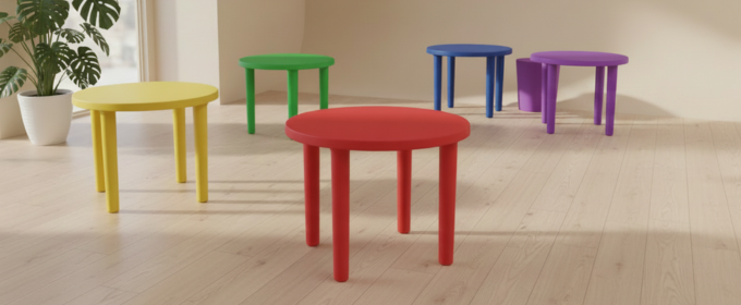 Knockout Plastic Table @HOG - Home, Office, Garden, Online Marketplace