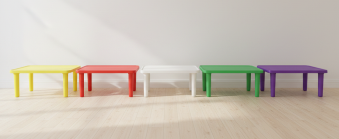 Palace Kiddies Plastic Table @HOG - Home, Office, Garden, Online Marketplace