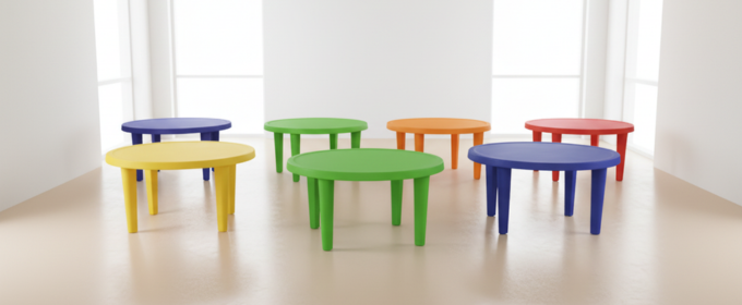 Knockout Kiddies Plastic Table @HOG - Home, Office, Garden, Online Marketplace