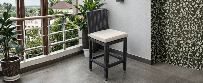 Outdoor Patio Wicker/Rattan Furniture Bar Stools * @HOG - Home, Office, Garden, Online Marketplace