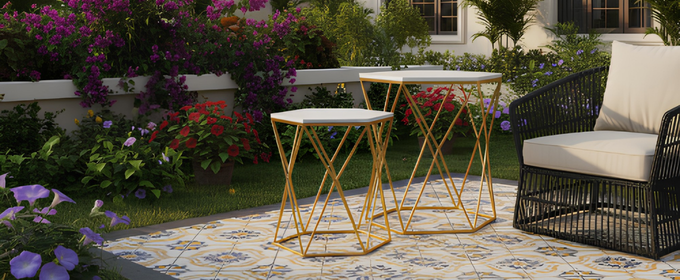 Hexagon Side Table @HOG - Home, Office, Garden, Online Marketplace 
