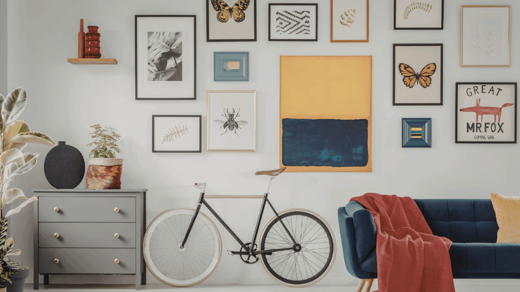 Modern interior showcasing statement furniture paired with stylish tile combinations to enhance home decor aesthetics.