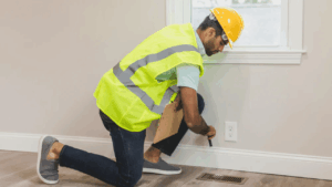Home inspection concept showing safety checks for creating a secure living space, focusing on key areas homeowners should evaluate.