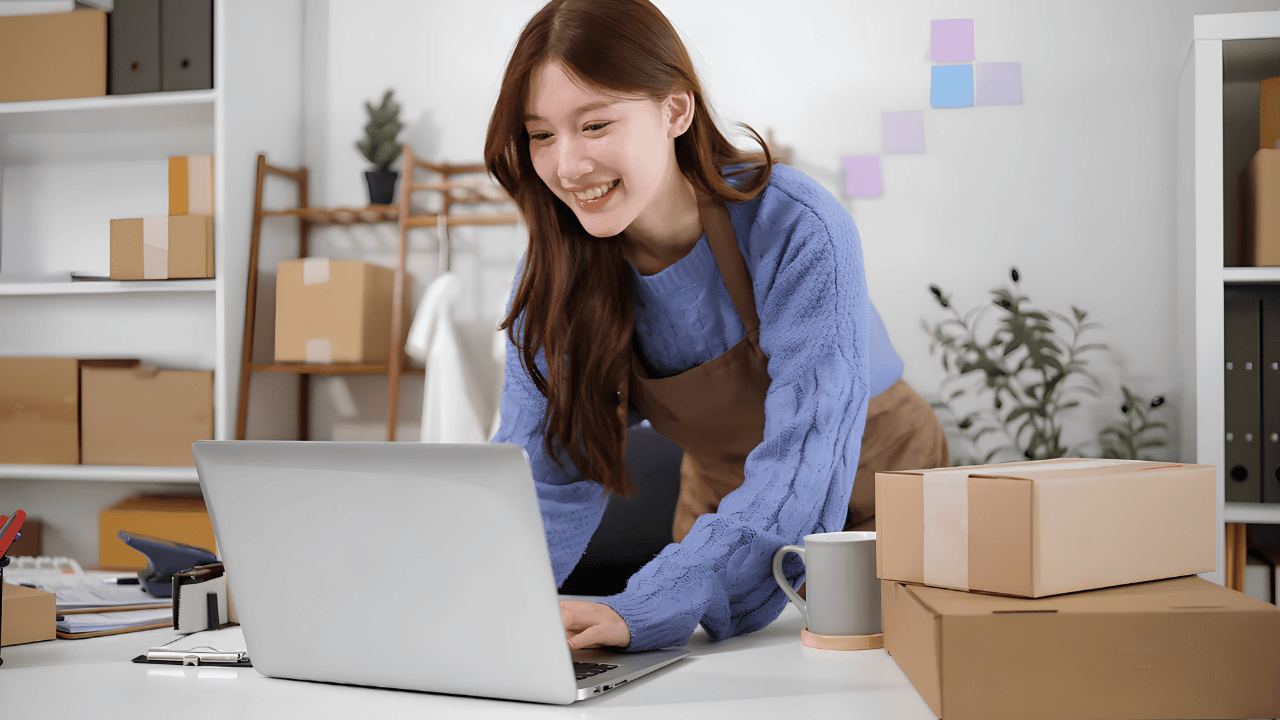 Modern e-commerce workspace showing furniture product photography and digital tools used to scale product visuals, illustrating how sellers can improve online listings with high-quality imagery and organized product presentation.