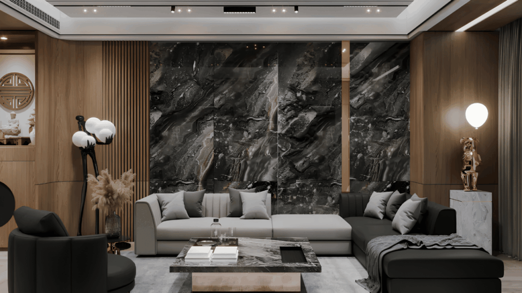 Elegant living room design showcasing budget-friendly ideas to create a luxurious look using stylish décor, lighting, and affordable furniture arrangements.