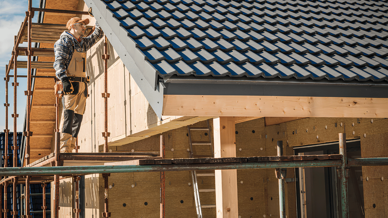 Illustration of a building structure highlighting the internal framework (“bones” of a home), emphasizing structural integrity and safety in modern construction.