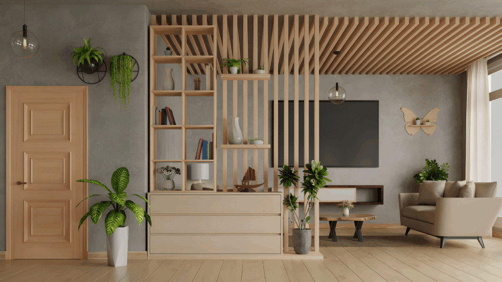 Elegant modern interior design showcasing refined furniture styling and balanced décor principles for creating sophisticated living spaces.