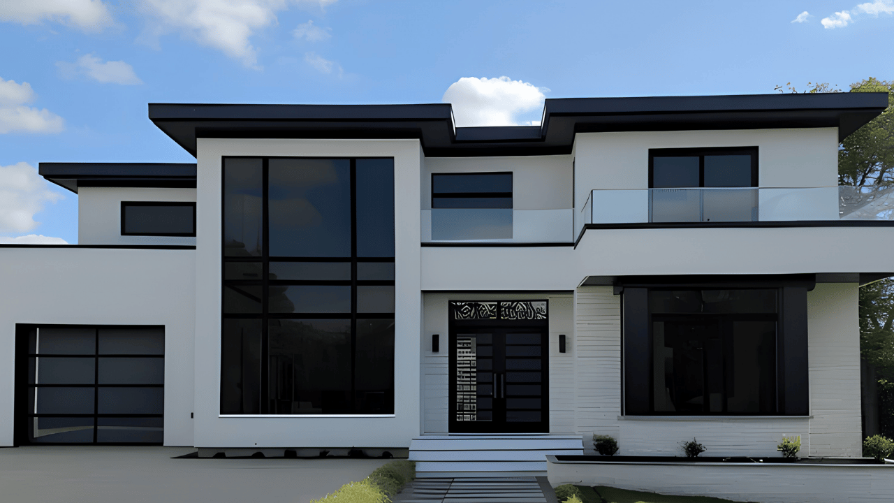 An illustration explaining home window tint film and its role in improving privacy, heat control, and energy efficiency in a house.