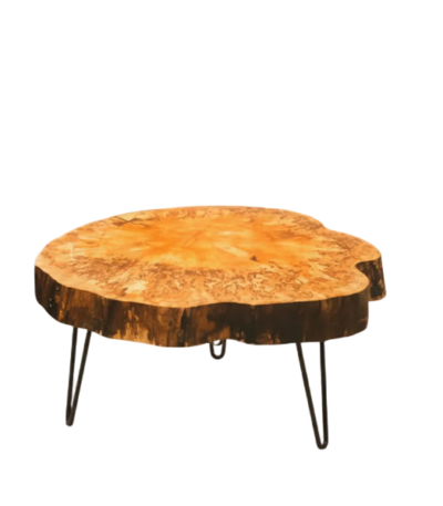 Live Edge Coffee Table with Hairpin Legs @HOG - Home, Office, Garden, Online Marketplace