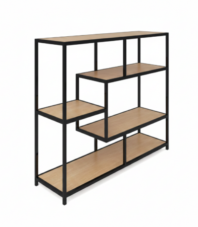 Metal Frame with Wooden Shelves @HOG - Home, Office, Garden, Online Marketplace