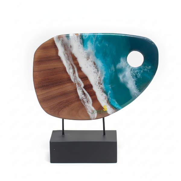 hog-furniture-ocean-theme-wood-and-resin-décor-art-piece Ocean Theme Wood and Resin Décor Art Piece @HOG - Home, Office, Garden, Online Marketplace