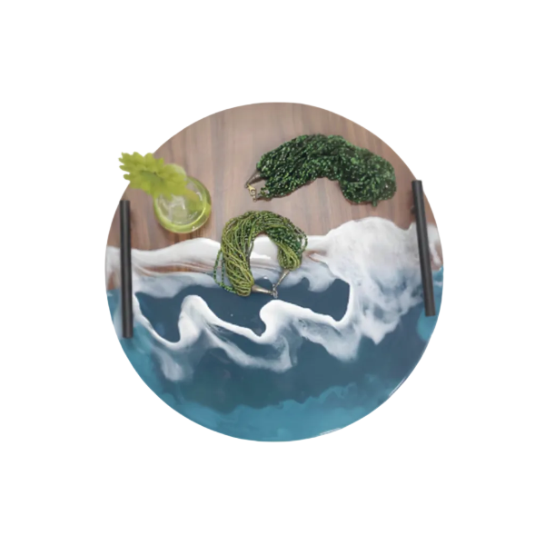 hog-furniture-ocean-wave-wood-and-resin-décor-tray Ocean Wave Wood and Resin Décor Tray @HOG - Home, Office, Garden, Online Marketplace