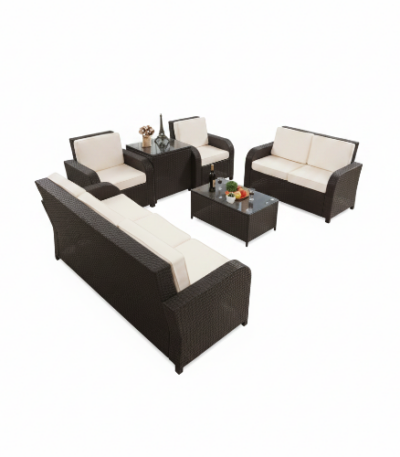 Rattan Garden Lounger 7 Seater @HOG - Home, Office, Garden, Online Marketplace