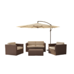 Bahia Garden Rattan Sofa Set with Parasol @HOG - Home, Office, Garden, Online Marketplace