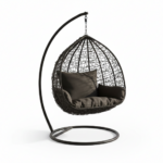 Black Wicker Swing Chair with Cushion @HOG - Home, Office, Garden, Online Marketplace