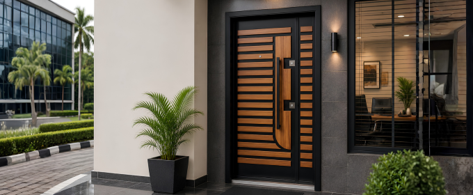 4ft Embossed Luxury Security Door (AKSU406) @HOG - Home, Office, Garden, Online Marketplace