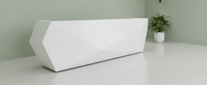 2.4-Meter Reception Desk @HOG - Home, Office, Garden, Online Marketplace