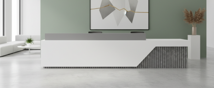 2.4-Meter Reception Desk @HOG - Home, Office, Garden, Online Marketplace