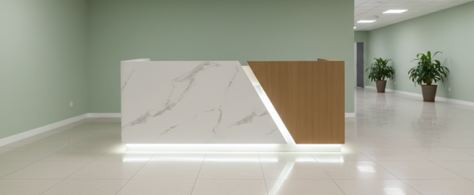 2.4-Meter Reception Desk @HOG - Home, Office, Garden, Online Marketplace
