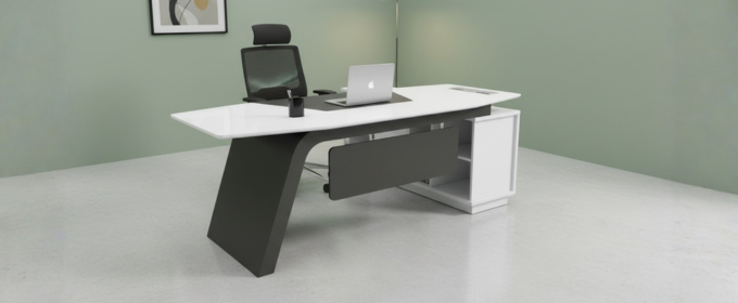 2-Meter Office Desk with Side Extension @HOG - Home, Office, Garden, Online Marketplace
