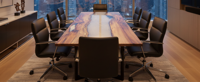 Epoxy Resin Dining Table (River Table) @HOG - Home, Office, Garden, Online Marketplace