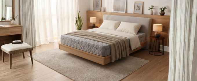 Flora Premier-75728 Mouka Mattress- L 6ft x W 6ft x H 8"(Lagos Only) @HOG - Home Office Garden Online Marketplace